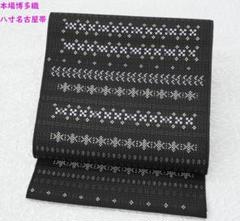 新品未仕立 博多帯 協和織 八寸名古屋帯 花織柄① 黒地 仕立込 2025年最新】協和織物の人気アイテム - メルカリ