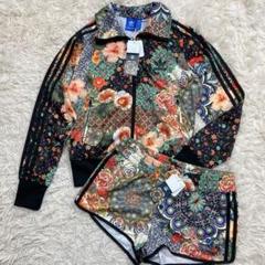 希少 XXL アディダス ザ ファーム カンパニー トラックジャケット 牡丹柄 希少✨】アディダス ファームカンパニー トラックジャケット 総