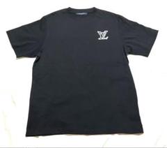 【美品】Louis Vuitton ルイ・ヴィトンロゴ Tシャツ 黒