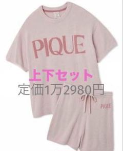 【未開封】ジェラートピケ　上下セット　スムーズィーロゴジャガードプルオーバー スムーズィーロゴジャガードプルオーバー&ショートパンツセット