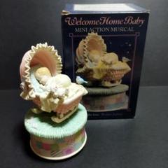 【お値下げ中】　enesco(エネスコ) フィギュア レトロミシン オルゴール エネスコ オルゴール ティーパーティ ネズミ レトロ ENESCO