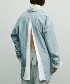 stein/22AW バックスリットシャツ リョウタカシマ着 オーバーサイズ M
