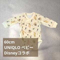 60cm 長袖ロンパース UNIQLO ベビー Disneyコラボ