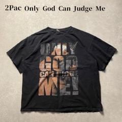 2Pac Only God Canb Judge Me Tシャツミュージック墨黒