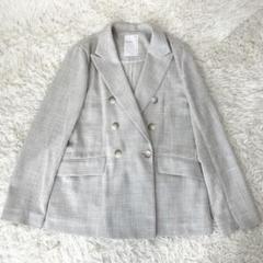 美品 現行 25SS NOBLE ドンゴロスダブルジャケット ダブルブレスト