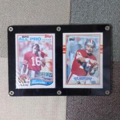 nfl 49ers QB JOE MONTANA トレーディングカード2枚セット