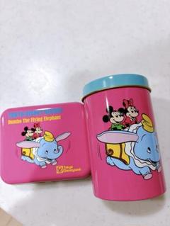 ディズニーランド　レトロ　ダンボ　缶2種類セット