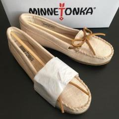 新品☆MINNETONKA ミネトンカ キャンバス モカシン
