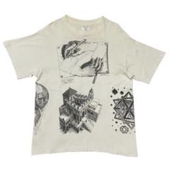 90s VINTAGE M.C. ESCHER エッシャー Tシャツ Tee
