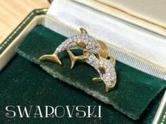 SWAROVSKI スワロフスキーピン ブローチ イソギンチャク風 ストーン装飾 ブローチ | クリスタルブローチ | スワロフスキー
