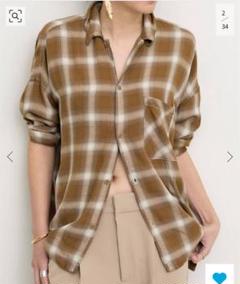 L'Appartement lisere Wool Blend BIG シャツ