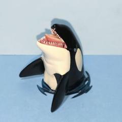 aqua land　海洋堂　水生動物モデルコレクション　シャチ 海洋堂 シャチ 水生動物モデルコレクション「アクアランド」