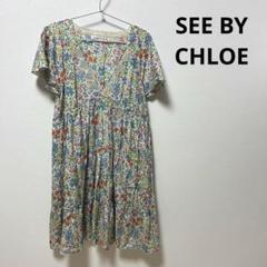 【SEE BY CHLOE】花柄ミニワンピース