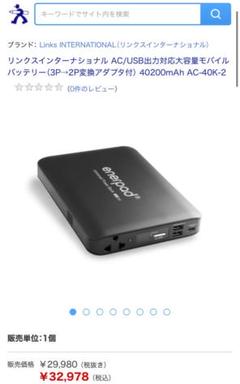 リンクスインターナショナル AC/USB出力対応大容量