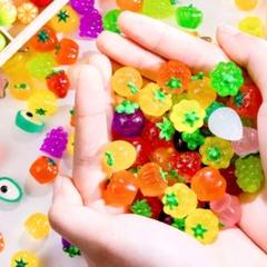 果物 野菜 40個セット デコパーツ　デコパージュ　置物 飾り インテリア雑貨
