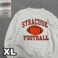 WC471 FRUITOFTHELOOM プリント　トレーナー　SYRACUSE