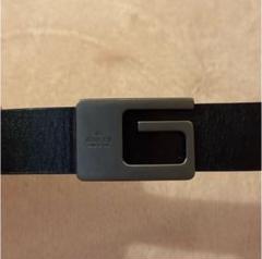 グッチ レザー シルバー金具 ベルト 表記65・26 レディース ブラック GUCCI - グッチ レザー シルバー金具 ベルト 表記65・26