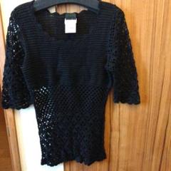 D&G 黒 レース編み カーディガン　巻物　セット　38 D&G 黒 レース編み カーディガン 巻物 セット 38 - メルカリ