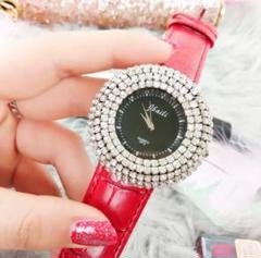 新品 送料込み ビッグフェイスラグジュアリーBLING BLING腕時計