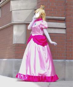 価格相談可】ピーチ姫 コスプレ 衣装 ウィッグ フルセット