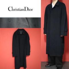 最高級】Christian Dior カシミヤ混 CDロゴ チェスターコート