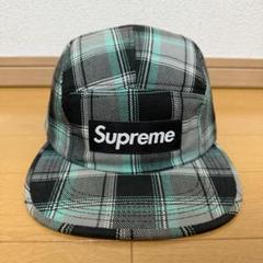 Supreme Bum Plaid Camp Cap ブラック 10ss