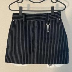 moussy / DICKIES(R)CUT OFFミニスカートBLK サイズ2 moussyマウジーDICKIES(R)CUT OFF ミニスカート0サイズ