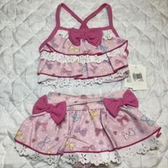 新品　マザウェイズ　リボン　レース　セパレート　ハート　水着　80cm