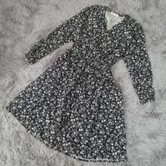 ★bk085 GLOBAL WORK グローバルワーク【160】花柄ワンピース