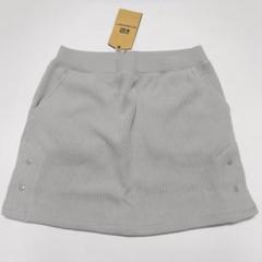 ロサーセン 定価15400円 グレー 春夏 ストレッチニット ミニ スカート L