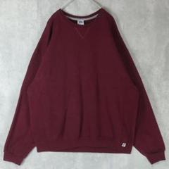 【希少】ラッセル スウェット エンジ 2XL 前V 00s 裏起毛 オールド