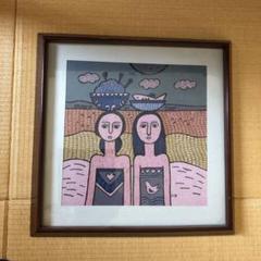 布の貼り絵　創作　額つき　ハンドメイド きめこみ・幸福のつるし飾り｜株式会社さくらほりきり