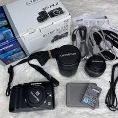 OLYMPUS E−PL2 E-PL2 ダブルズームキット BLACK オリンパス OM-D E-M10 MarkIII EZダブルズームキット ブラック