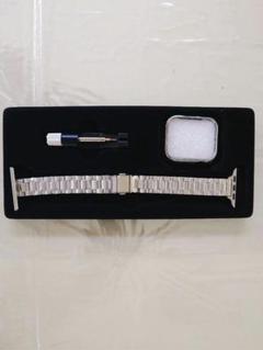 スポーツ バンド と互換性のあApple Watch Ultraバンド シルバー