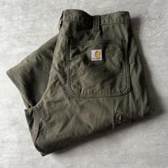 【ダブルニー、希少サイズ35×30】カーハート古着ペインターパンツバギーsk8