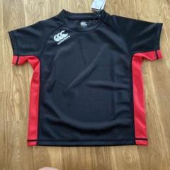canterbury JR. PRACTICE TEE 130cm 黒/赤