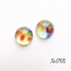 No.1768 レジンピアス レジンイヤリング ハンドメイドピアス