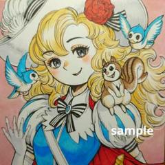 手描きイラスト【時の騎士】オリジナル ポストカード4枚 男の子