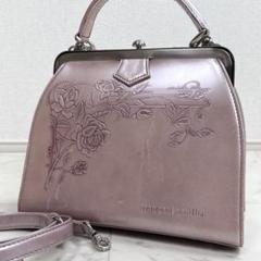 【美品✨】ジャンポエールゴルチエ ニューローズ ハンドバッグ レザー メタリック 希少】ジャンポールゴルチエニューローズ 2way メタリック