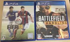 PS4 FIFA 15 & Battlefield Hardline 2本セット