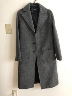 A.P.C.アーペーセーSilvana 厚手ウールコート 34 チャコールグレー A.P.C.アーペーセーSilvana 厚手ウールコート 34 チャコールグレー