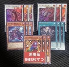 遊戯王 黒薔薇関連 5種 3枚ずつ 14 ドゥームオブディメンション