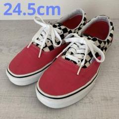 新品未使用VANS ストロベリーチェッカー スニーカー24.5cm