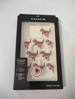 【新品未使用】COACH コーチ iPhone14proMAXケース ダイナソー 新品未使用】COACH コーチ iPhone14proMAXケース ダイナソー