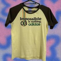 Y2K★⭐︎adidas レア Tシャツ　ちびT