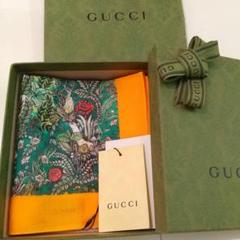 新品 未使用【GUCCI×ヒグチユウコ】限定コラボ*ウサギ柄スカーフ*匿名配送