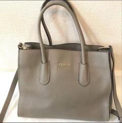 FURLA フルラ　アミナ　2way ショルダーバッグ ハンドバッグ グレージュ FURLA フルラ アミナ 2way ショルダーバッグ ハンドバッグ