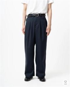 BonBon/ストライプストレートスラックス/ネイビー(navy) BonBon/ストライプストレートスラックス/ネイビー(navy) - メルカリ