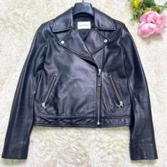 美品 BLENHEIM ブレンヘイム ソフトラムレザー ダブルライダース M