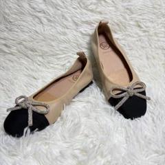 放送大学 割引 Staccato スタッカート定番 バレエシューズ リボン ビジュー 22 バレエ